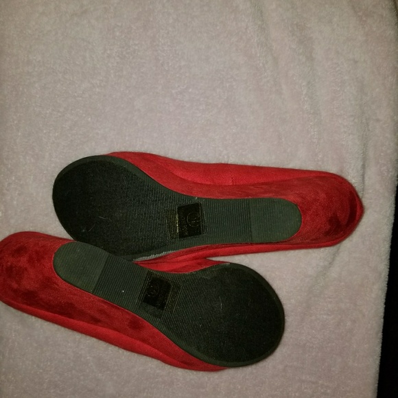 COPY - Red  wedge shoes - Picture 2 of 4